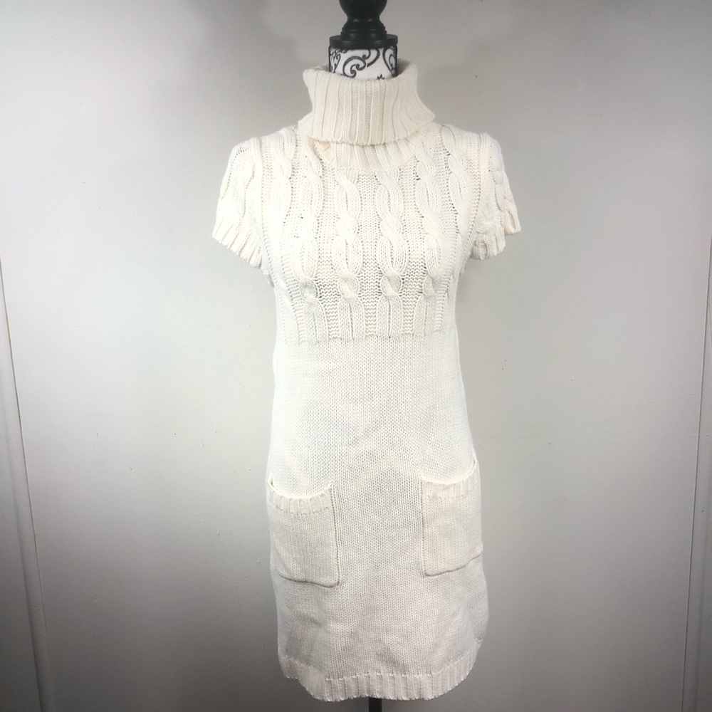 Rue21 Turtleneck Short Sleeve Sweater Dress Sz M